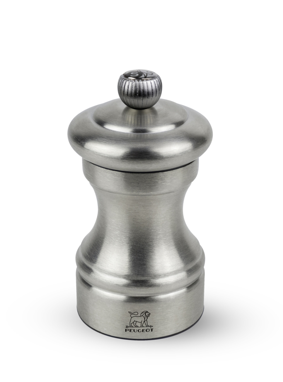 Moulin à sel, 10 cm, Bistro Specials, Acier Inoxydable - Peugeot dans le groupe Cuisine / Ustensiles de cuisine / Moulins à sel et à poivre l\'adresse The Kitchen Lab (1090-35377)