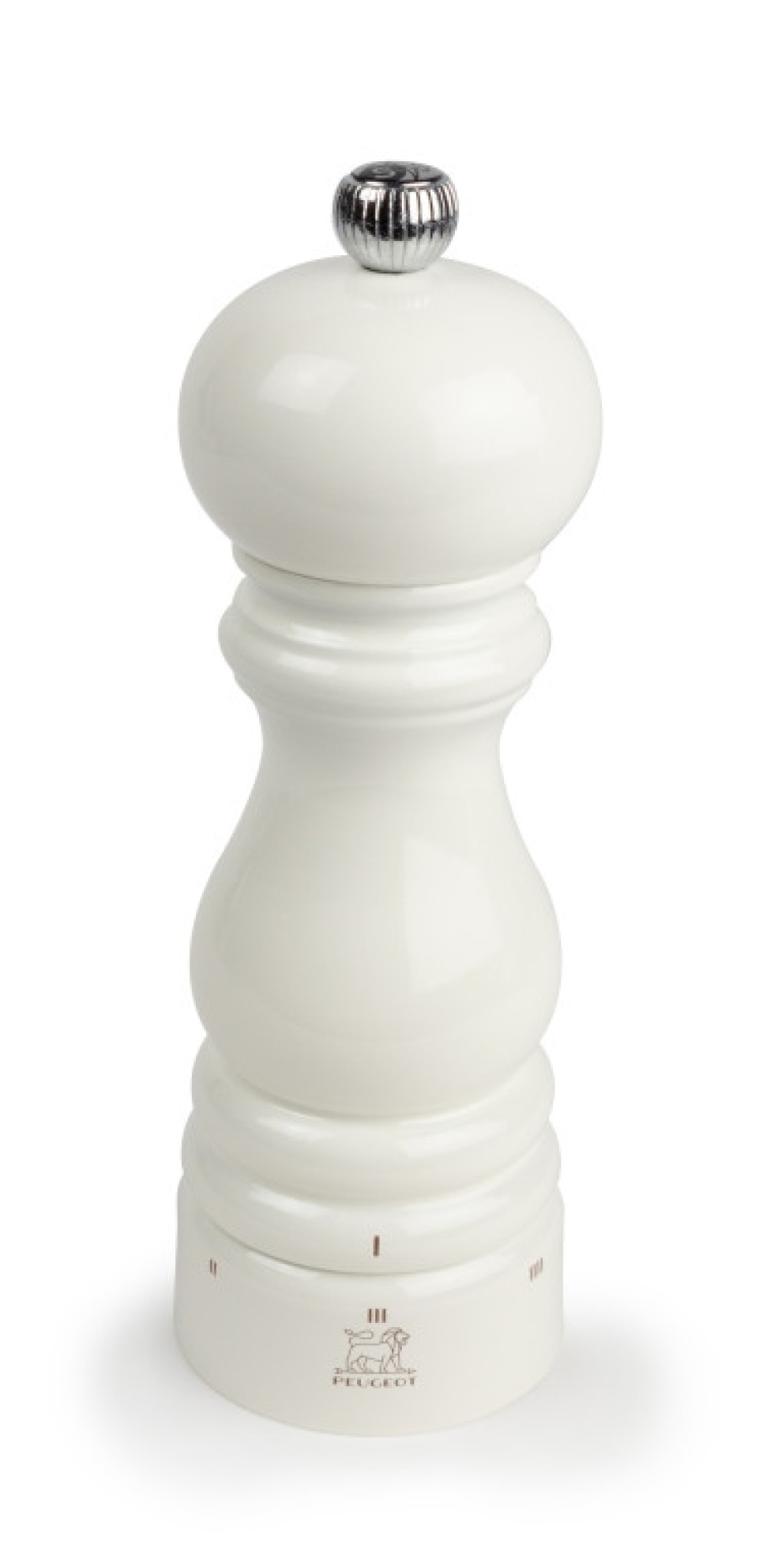 Moulin à sel, 18 cm, ParisRama, Ivory - Peugeot dans le groupe Cuisine / Ustensiles de cuisine / Moulins à sel et à poivre l\'adresse The Kitchen Lab (1090-35399)