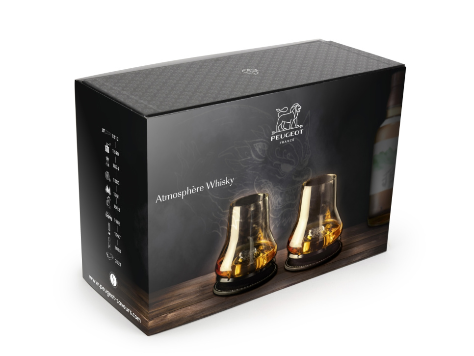 Coffret dégustation whisky, 29 cl, Atmosphère - Peugeot dans le groupe Arts de la table / Verre / Verre à whisky l\'adresse The Kitchen Lab (1090-35465)
