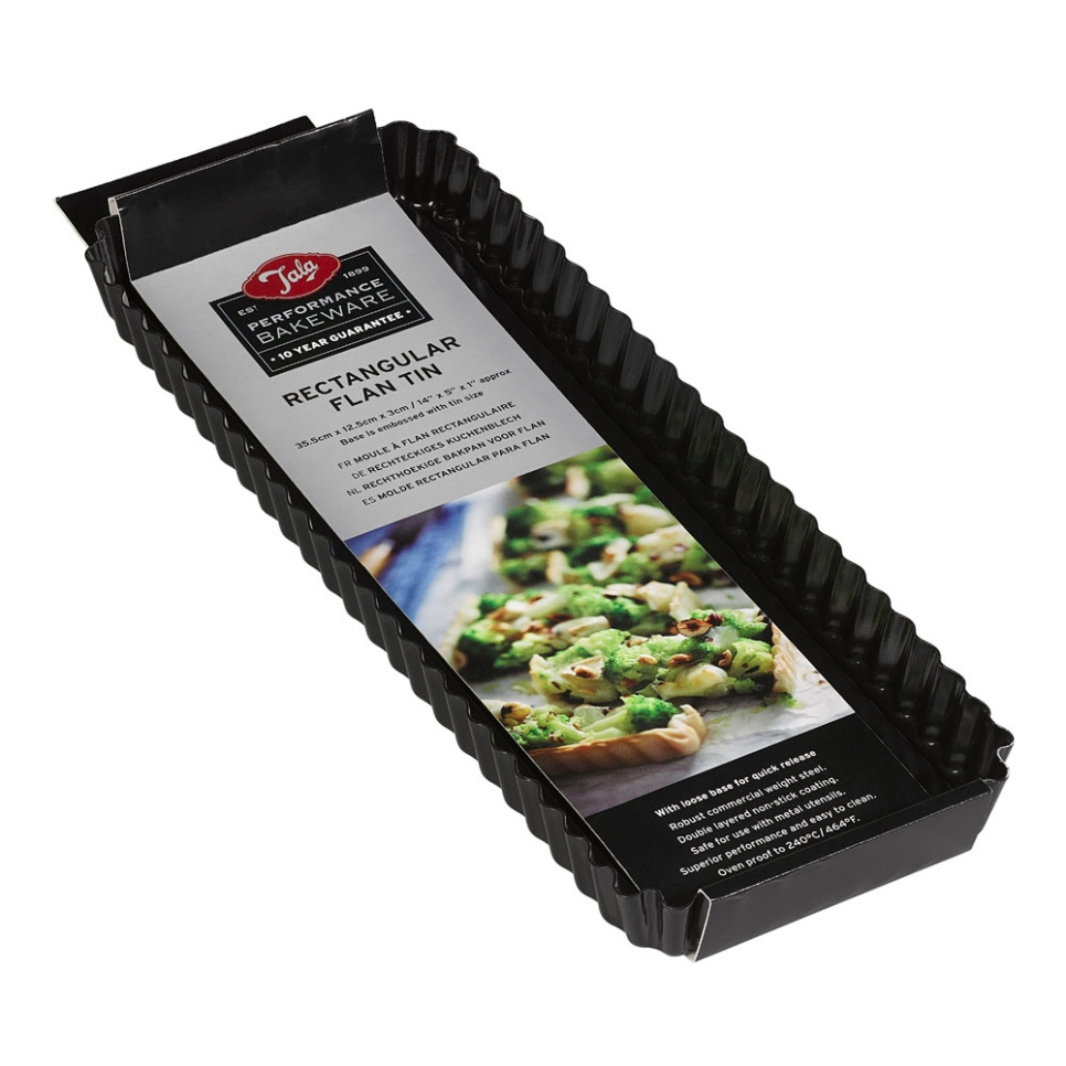 Moule à tarte, Rectangulaire, 13 x 36 cm - Tala dans le groupe Pâtisserie / Moules / Plat à tarte l\'adresse The Kitchen Lab (1090-36084)