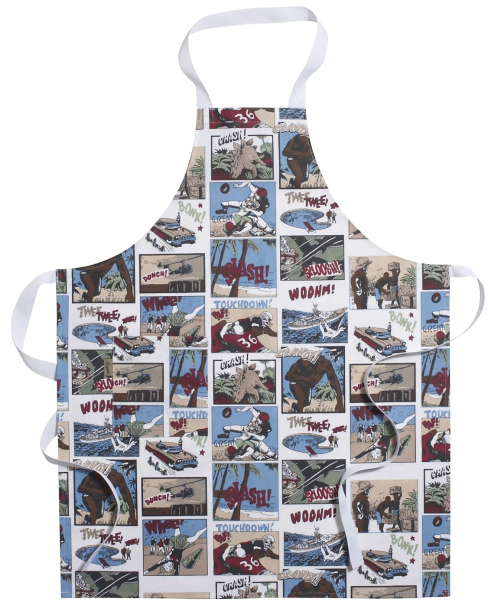Bavoir pour enfant, motif dessin animé, tissu coton avec CTC dans le groupe Cuisine / Habits de cuisine / Tabliers l\'adresse The Kitchen Lab (1092-10650)