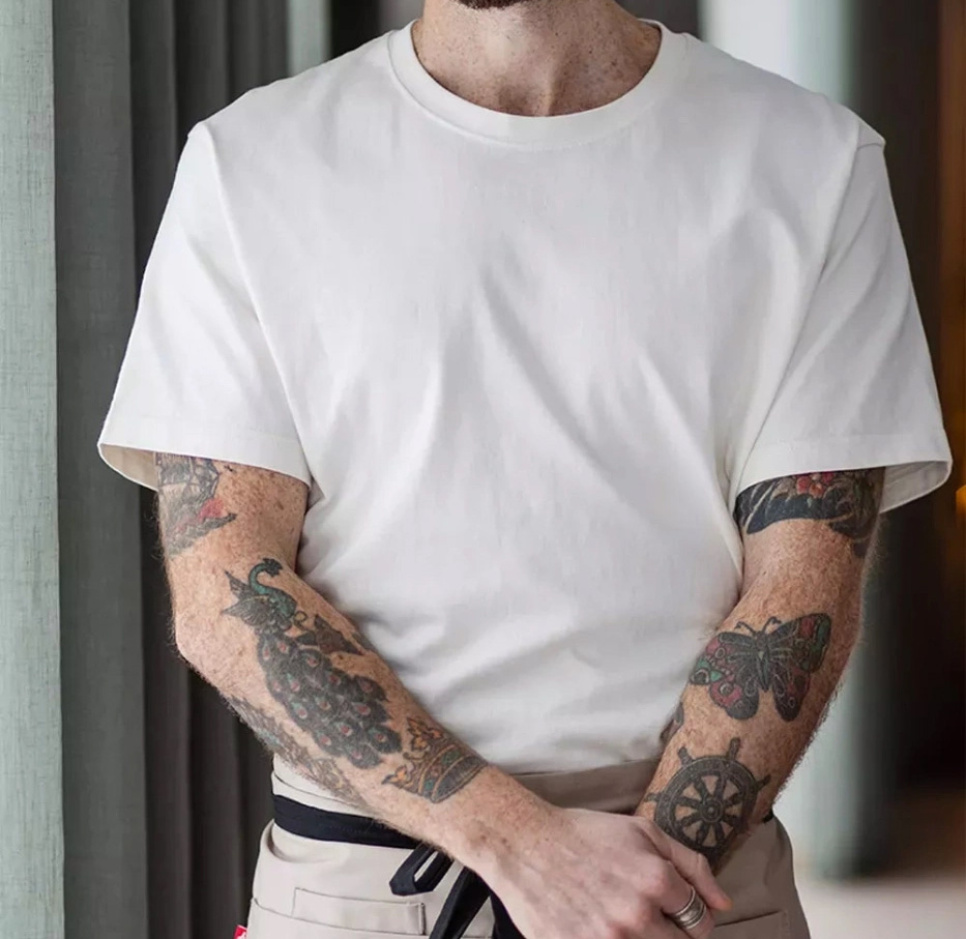 T-shirt lourd 200 g/m², unisexe, blanc cassé - Segers