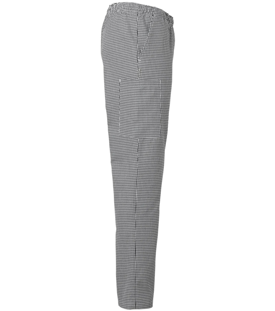 Pantalon, unisexe, pied-de-poule noir - Segers