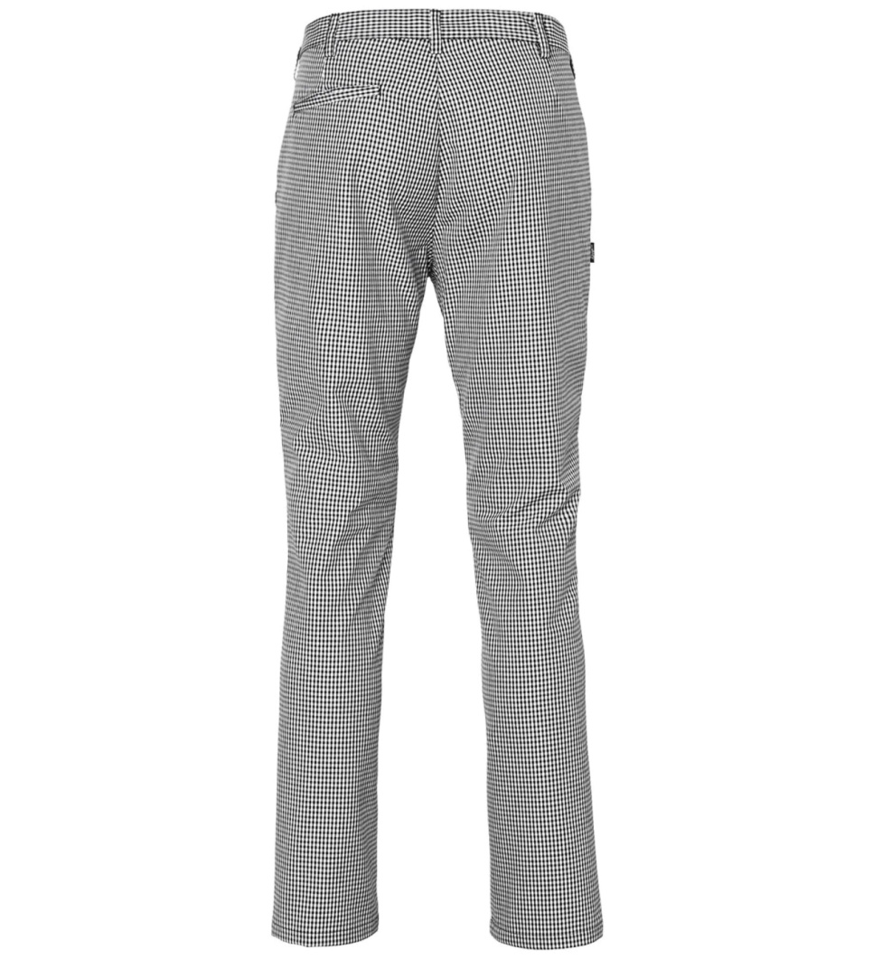 Pantalon, homme, pied-de-poule noir - Segers