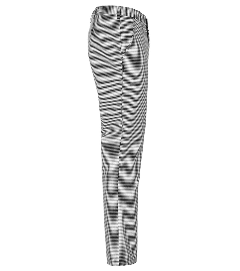 Pantalon, homme, pied-de-poule noir - Segers