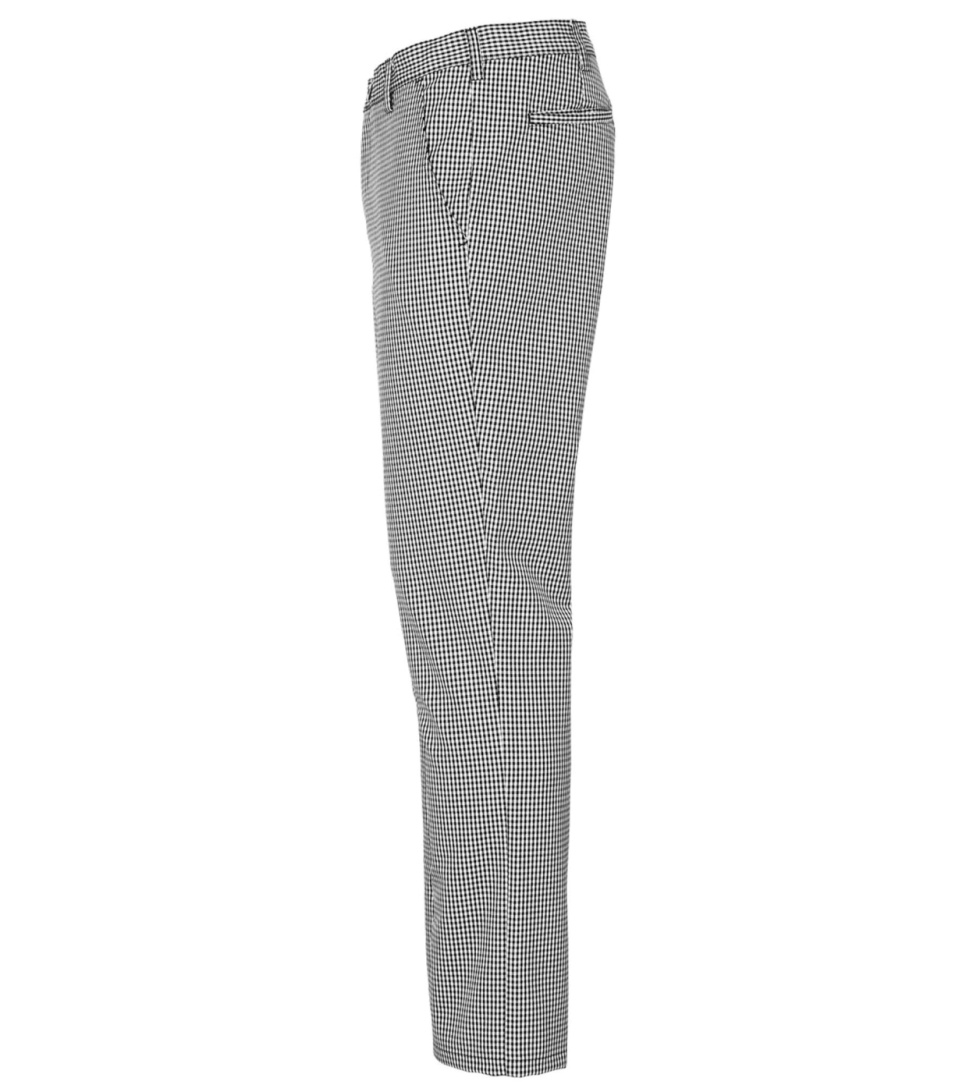 Pantalon, homme, pied-de-poule noir - Segers