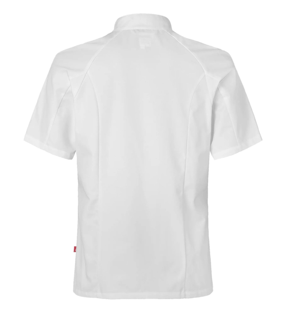 Veste de cuisinier, manches courtes, homme, blanc - Segers