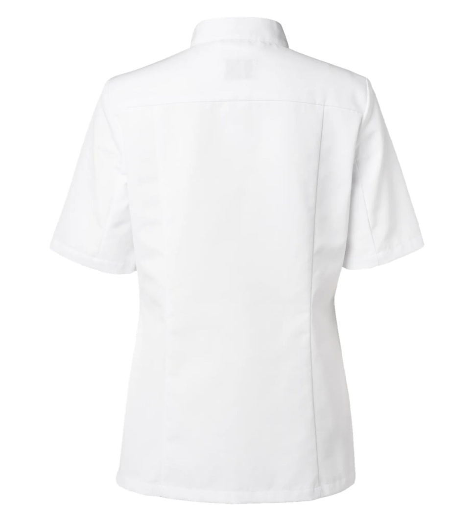 Veste de cuisinier, manches courtes, femme, blanc - Segers