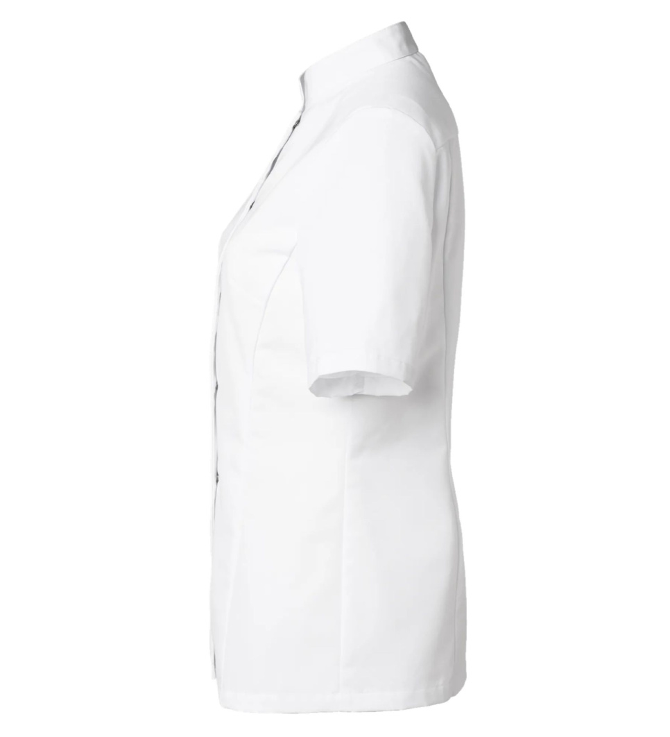 Veste de cuisinier, manches courtes, femme, blanc - Segers