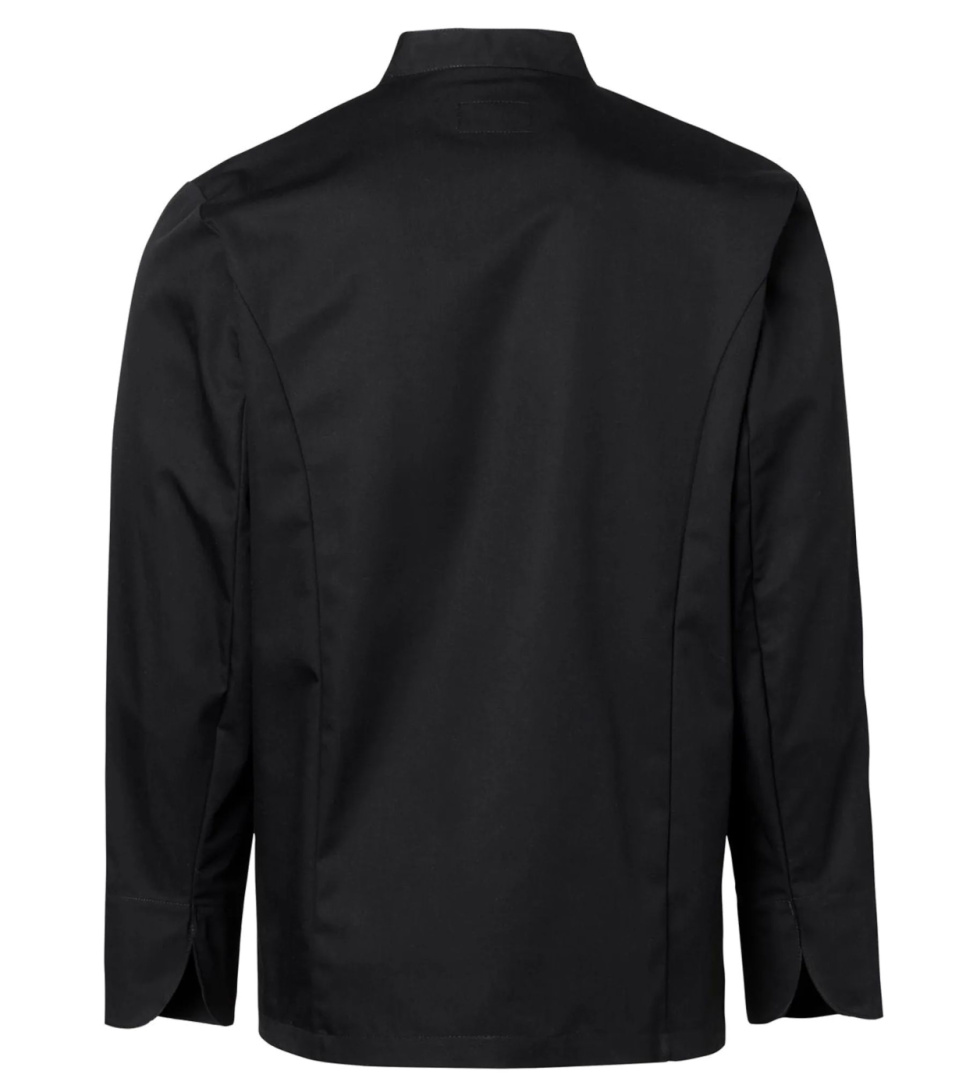 Veste de cuisinier, homme, noir - Segers