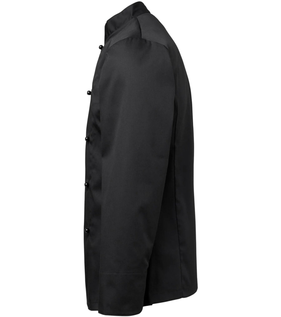 Veste de cuisinier, homme, noir - Segers