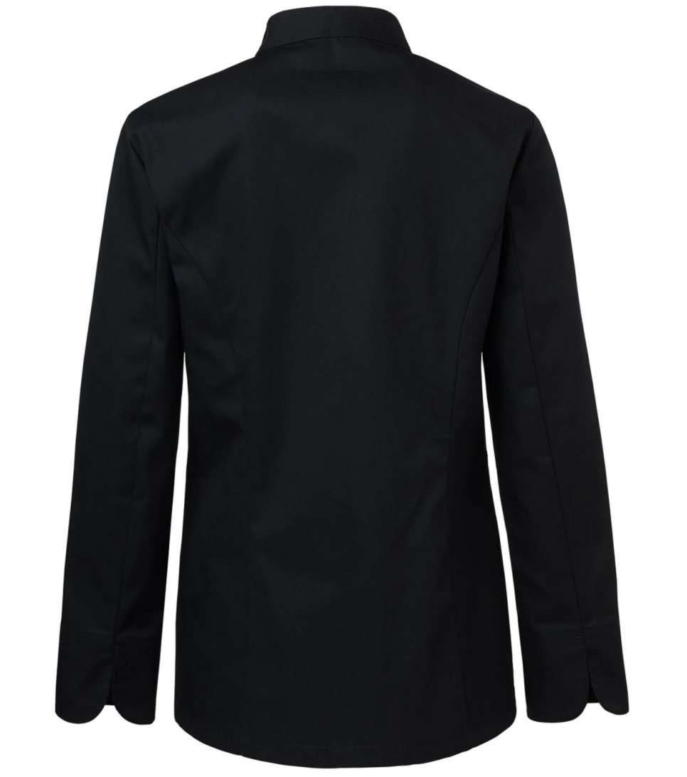 Veste de cuisinier, femme, noir - Segers