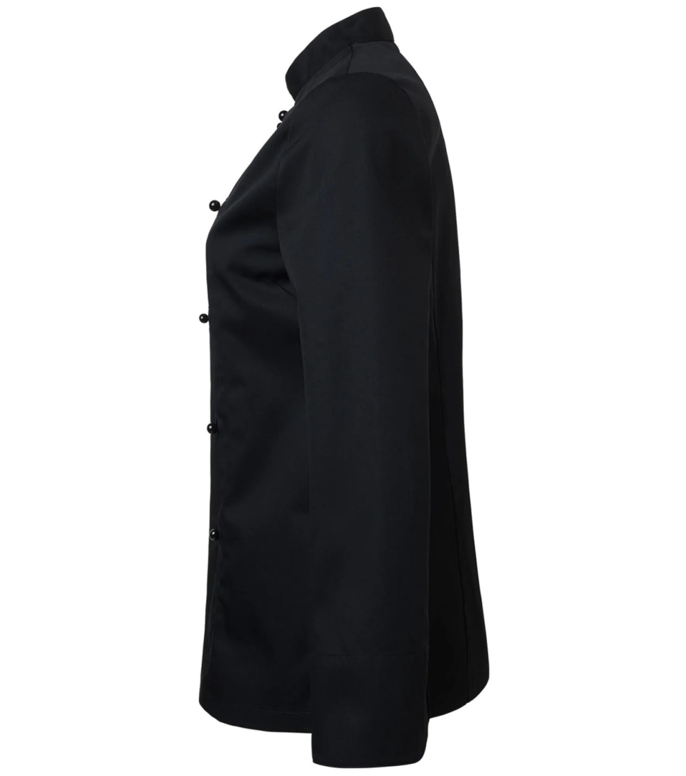 Veste de cuisinier, femme, noir - Segers