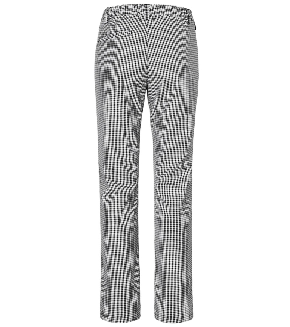 Pantalon, femme, pied-de-poule noir - Segers