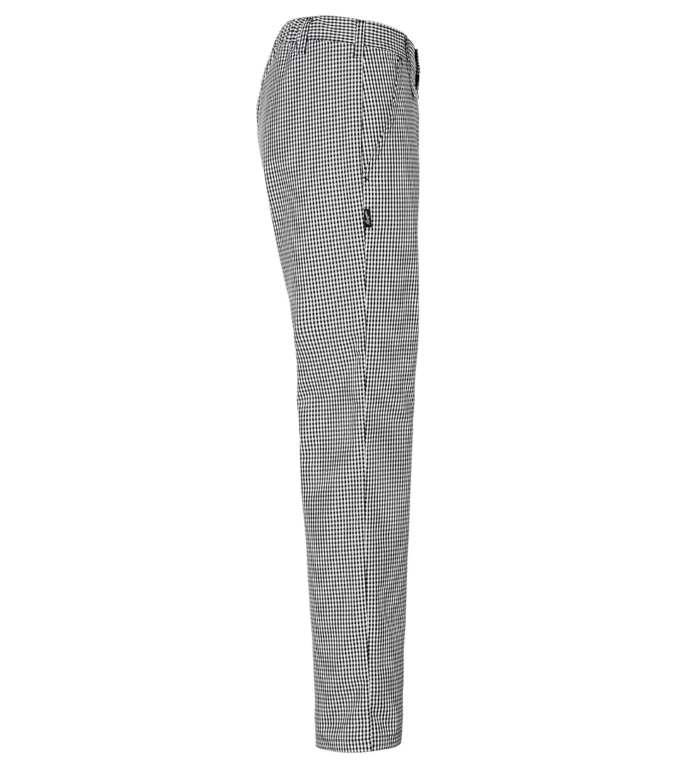 Pantalon, femme, pied-de-poule noir - Segers