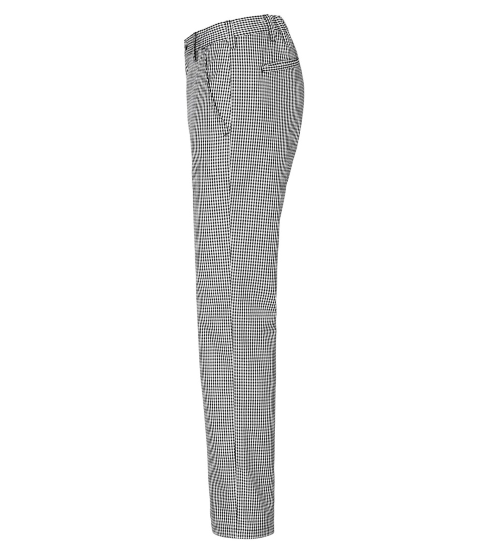 Pantalon, femme, pied-de-poule noir - Segers