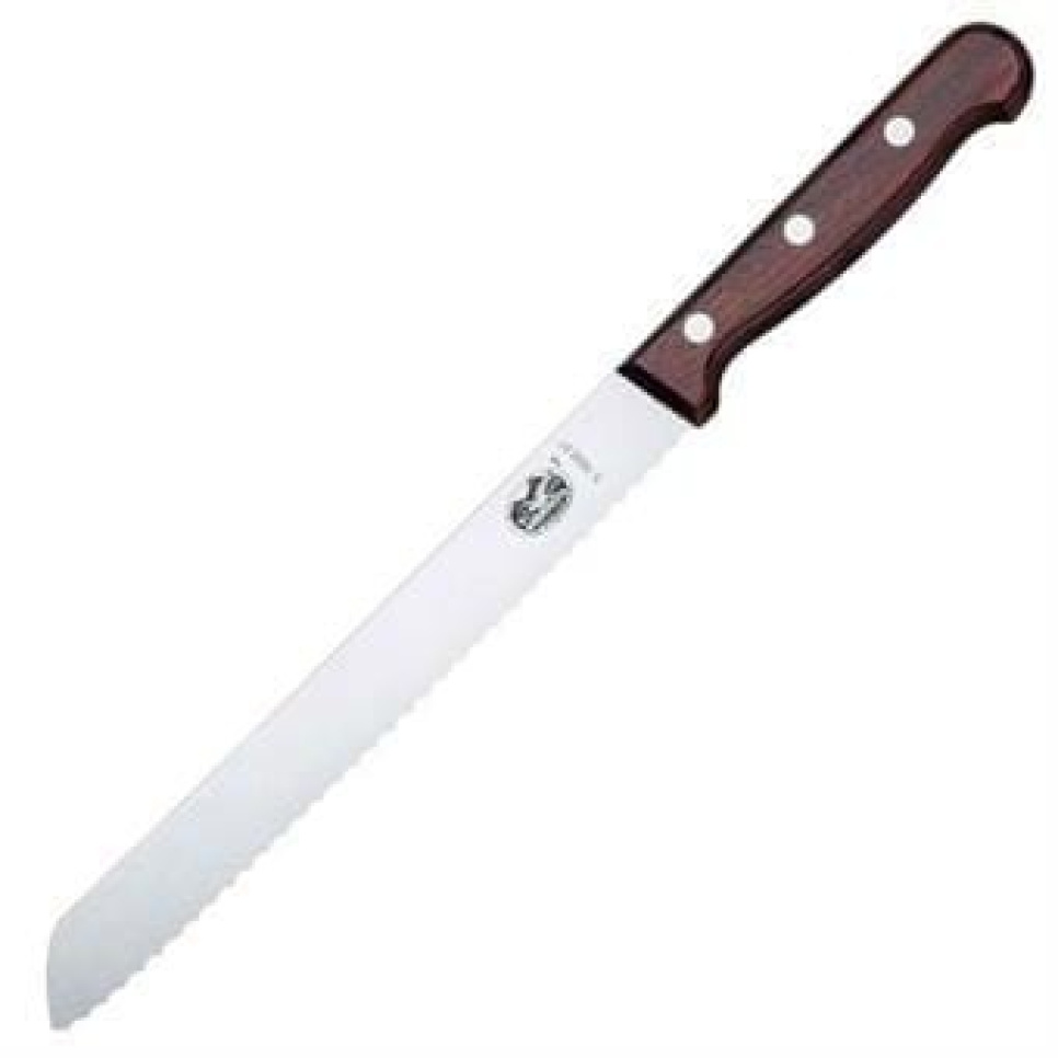 Couteau à pain 21 cm, manche bois - Victorinox dans le groupe Cuisine / Couteaux de cuisine / Couteaux à pain l\'adresse The Kitchen Lab (1095-13312)