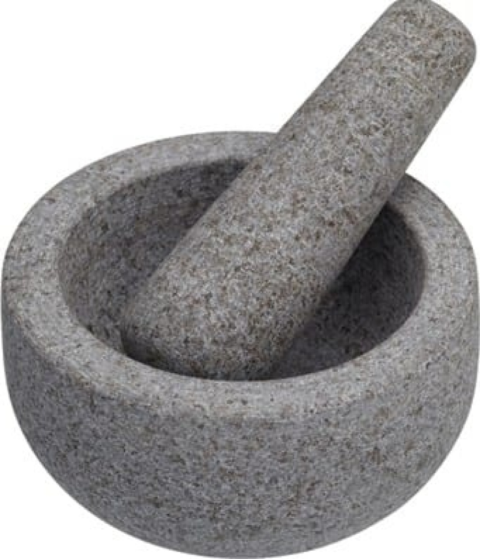 Mortier et pilon en granit, 12x6,5 cm, coffret cadeau dans le groupe Cuisine / Ustensiles de cuisine / Mortiers l\'adresse The Kitchen Lab (1100-10833)