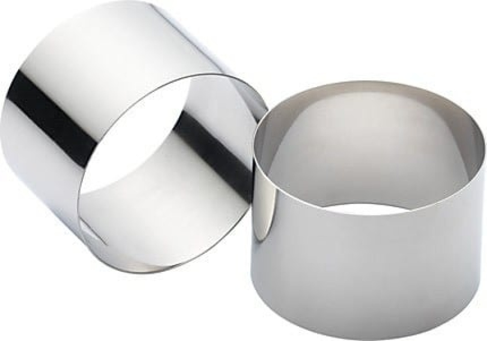 Moules à punch en inox, lot de 2, extra profond 9x6 cm dans le groupe Pâtisserie / Ustensiles à pâtisserie / Coupe-pâte et emporte-pièce l\'adresse The Kitchen Lab (1100-10943)