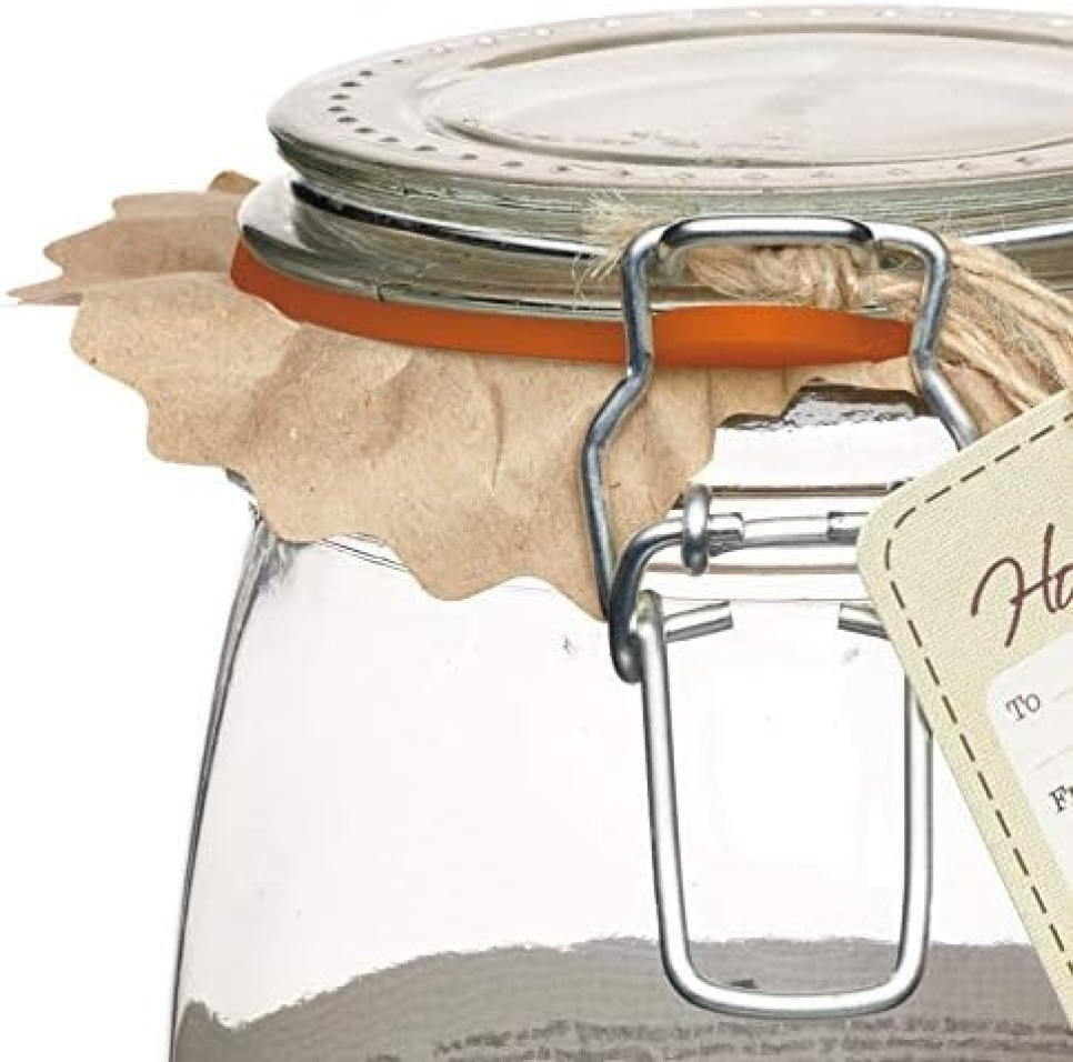 Bocal en verre avec couvercle à levier, 1 L - Kitchen Craft