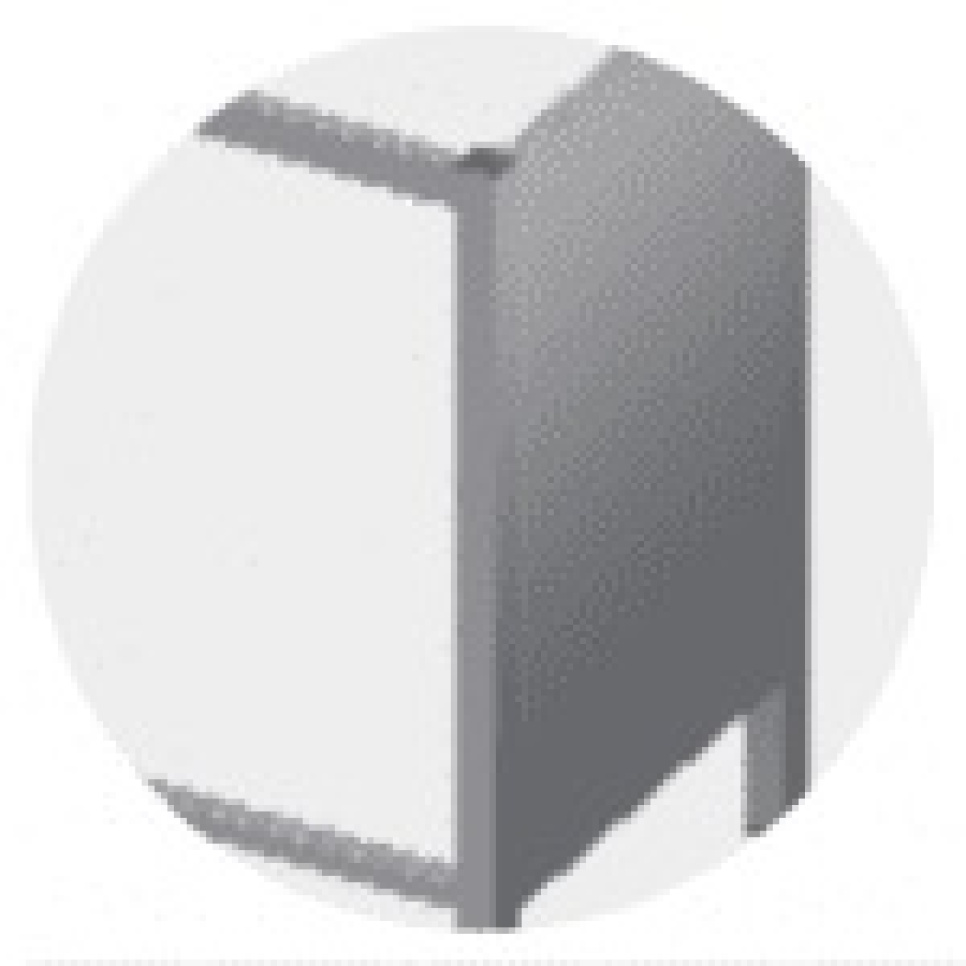 Paroi latérale pour plan de travail, droite dans le groupe Cocktails et Vin / Équipement à cocktail / Autre équipement à cocktail l\'adresse The Kitchen Lab (1102-20820)
