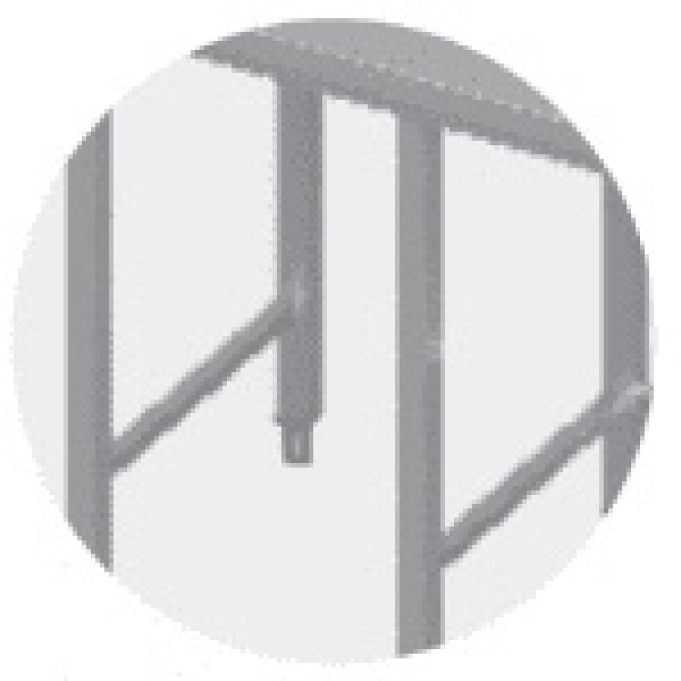 Espace dans le support de banc pour l\'équipement, côté gauche dans le groupe Décoration de la cuisine / Acier inoxydable pour la cuisine / Plans de travail en inox l\'adresse The Kitchen Lab (1102-20822)