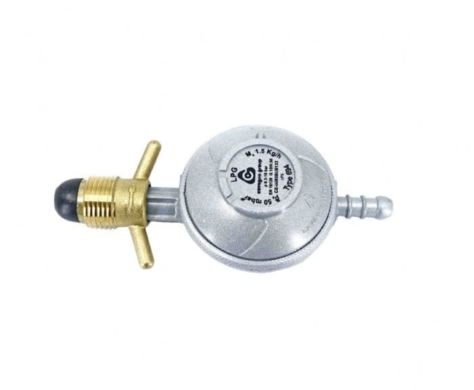 Régulateur 50 mbar pour bouteille de gaz suédois P dans le groupe Barbecues, plaques de cuisson et Fours / Autres accessoires pour barbecue / Autres accessoires pour barbecue l\'adresse The Kitchen Lab (1115-23522)