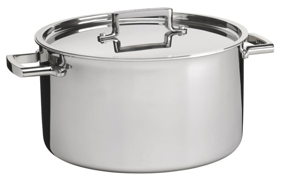 Casserole avec couvercle 10L, 3 plis en inox - GRYM dans le groupe Cuisine / Casseroles et poêles / Casseroles l\'adresse The Kitchen Lab (1146-13604)