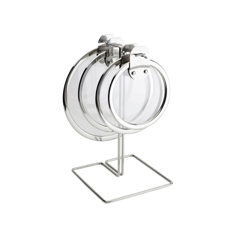 Support pour couvercle en verre avec poignée amovible, Strate - Cristel dans le groupe Cuisine / Poêle à frire / Accessoires et couvercles l\'adresse The Kitchen Lab (1155-16351)