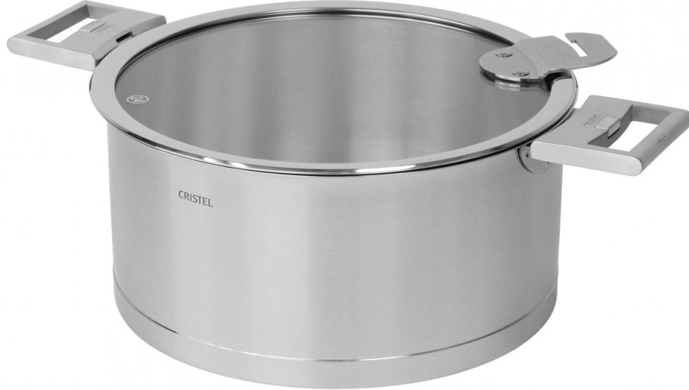 Casserole basse, poignées amovibles, Strate - Cristel
