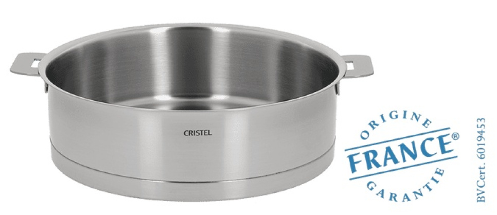 Poêle à frire avec poignée amovible, Strate - Cristel dans le groupe Cuisine / Poêle à frire / Sauteuse l\'adresse The Kitchen Lab (1155-16937)