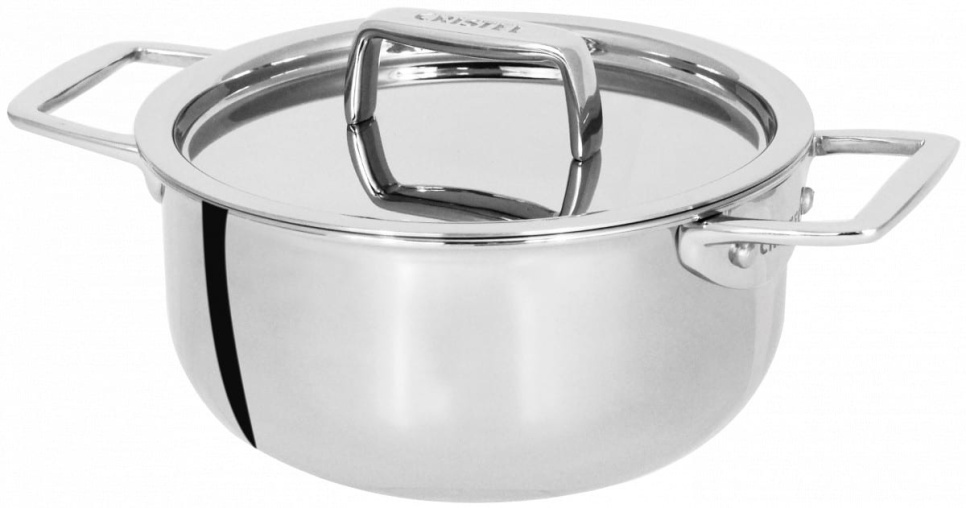 Cocotte avec couvercle, CastelPro - Cristel dans le groupe Cuisine / Casseroles et poêles / Casseroles l\'adresse The Kitchen Lab (1155-18340)