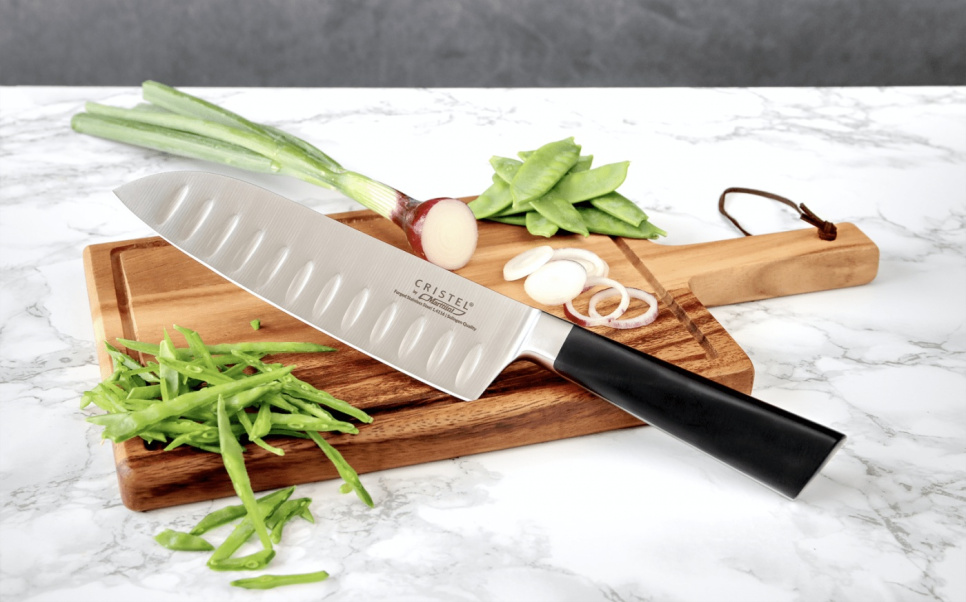 Couteau Santoku, 18 cm - Cristel