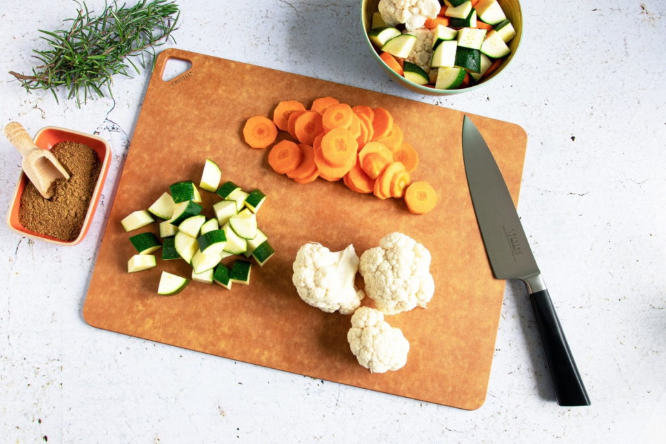 Planche à découper en fibre de bois pressée - Cristel