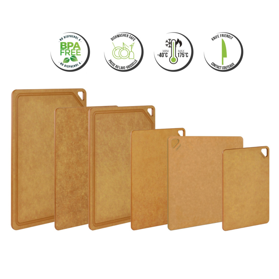 Planche à découper en fibre de bois pressée - Cristel