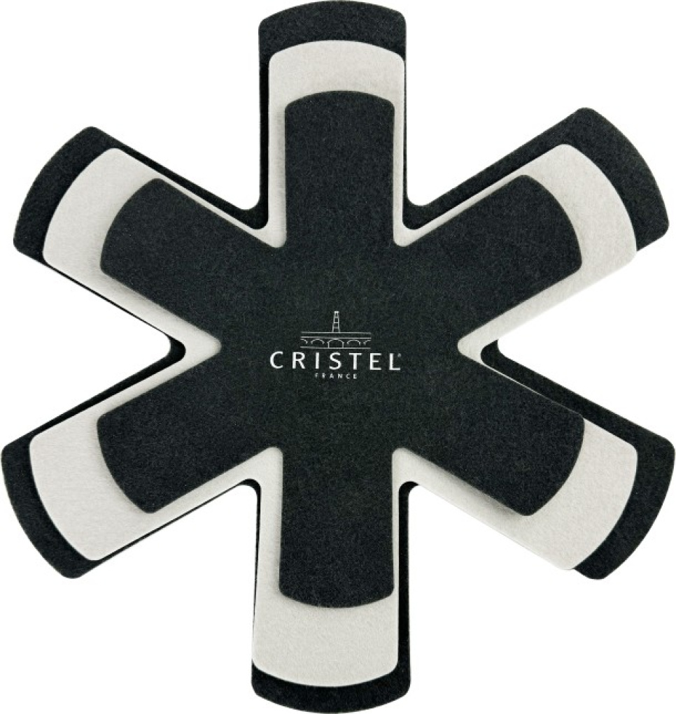 Protection pour empiler des poêles à frire avec revêtement, lot de 3 - Cristel dans le groupe Cuisine / Ustensiles de cuisine / Stockage l\'adresse The Kitchen Lab (1155-26600)