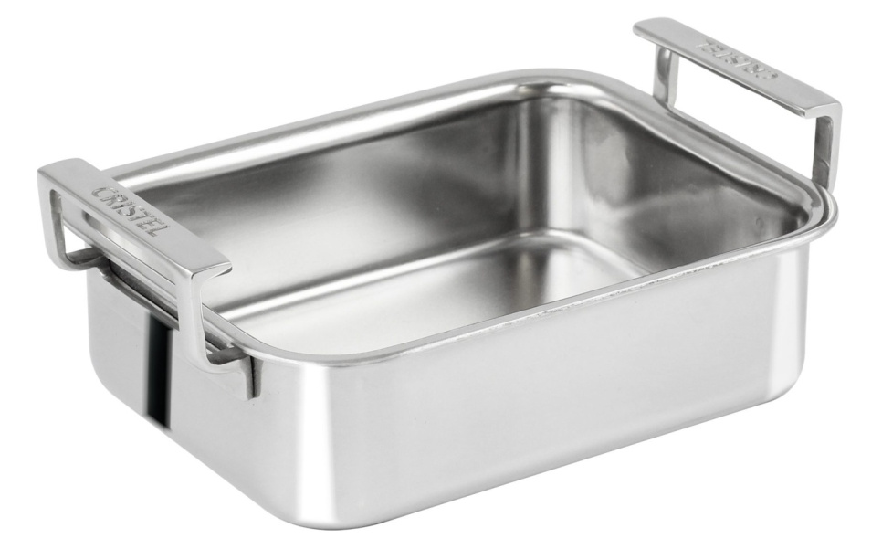 Plat de cuisson en trois couches d\'inox, 10x12cm, CastelPro - Cristel