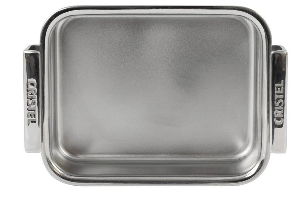 Plat de cuisson en trois couches d\'inox, 10x12cm, CastelPro - Cristel
