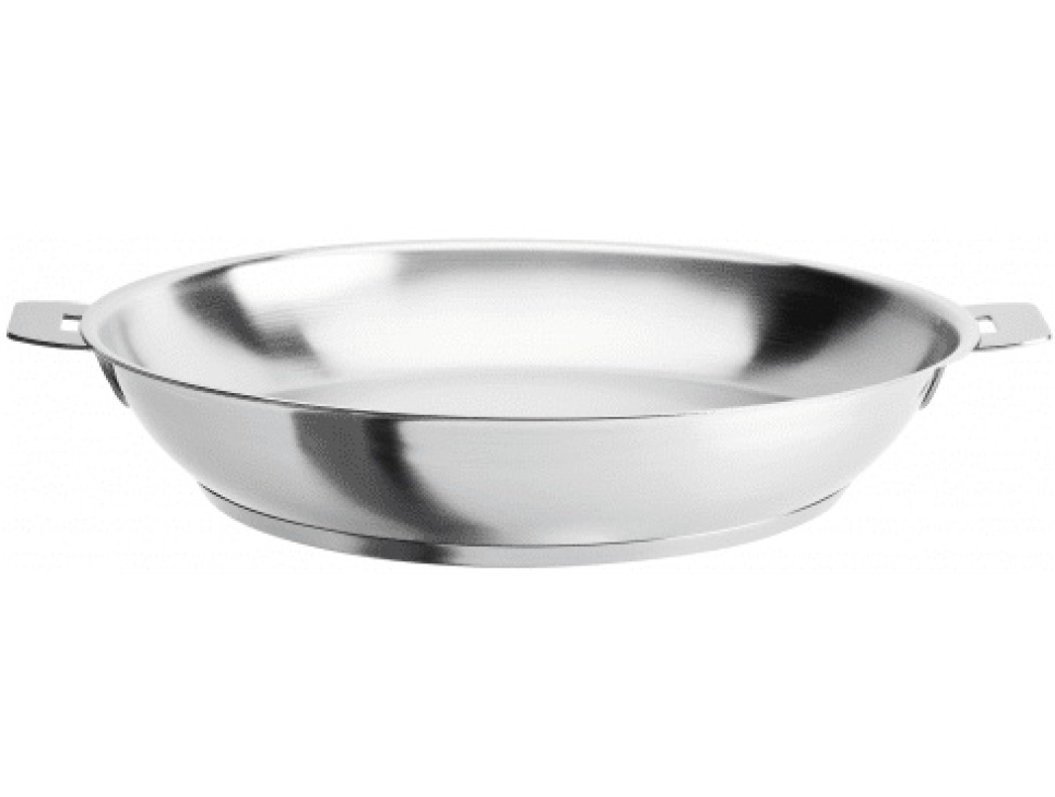 Poêle en inox avec poignée amovible, Strate - Cristel dans le groupe Cuisine / Poêle à frire / Poêles à frire l\'adresse The Kitchen Lab (1155-26640)