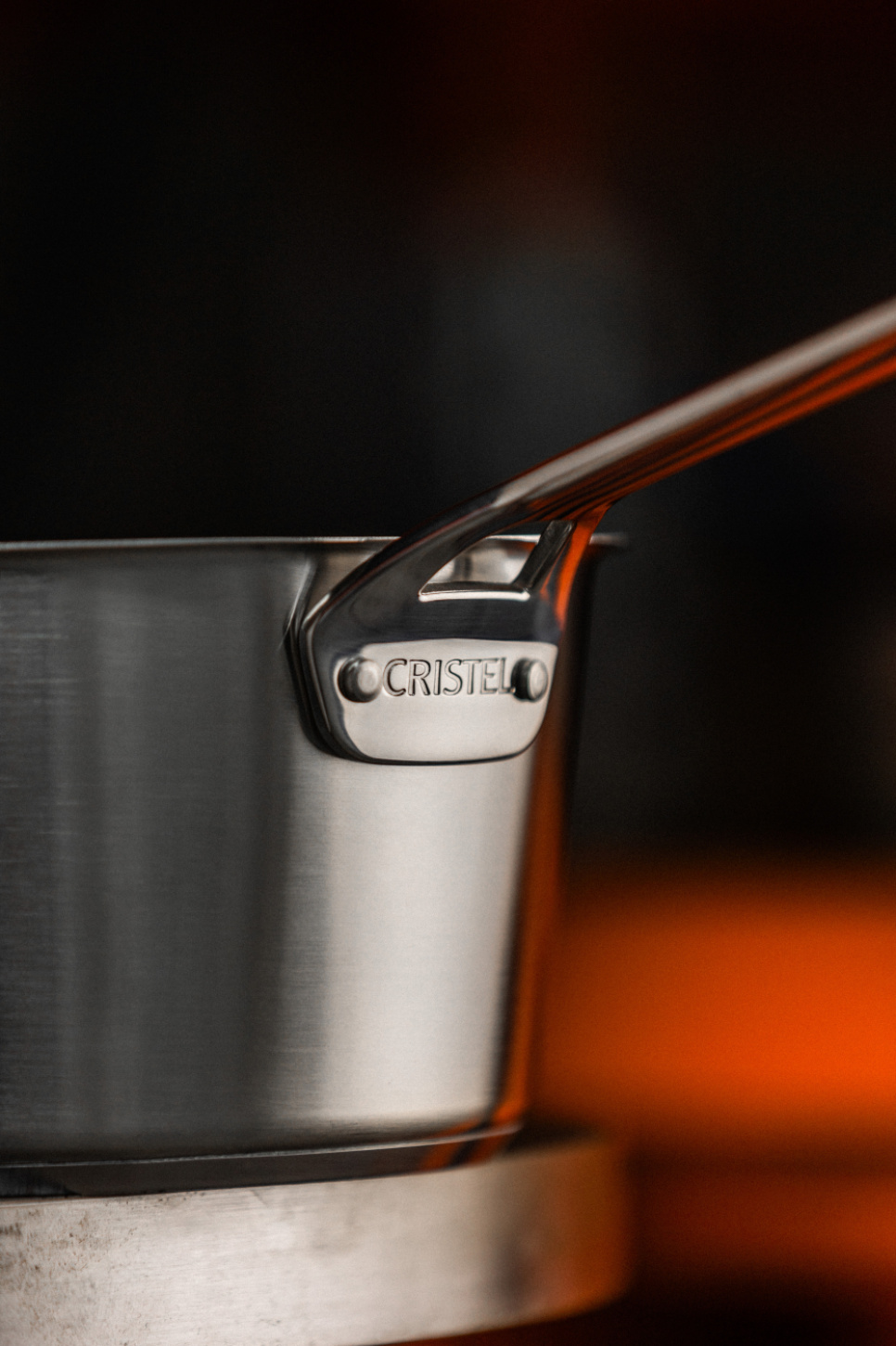 Casserole inox brossé, 1826 - Cristel