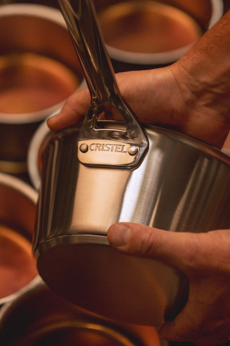 Casserole inox brossé, 1826 - Cristel