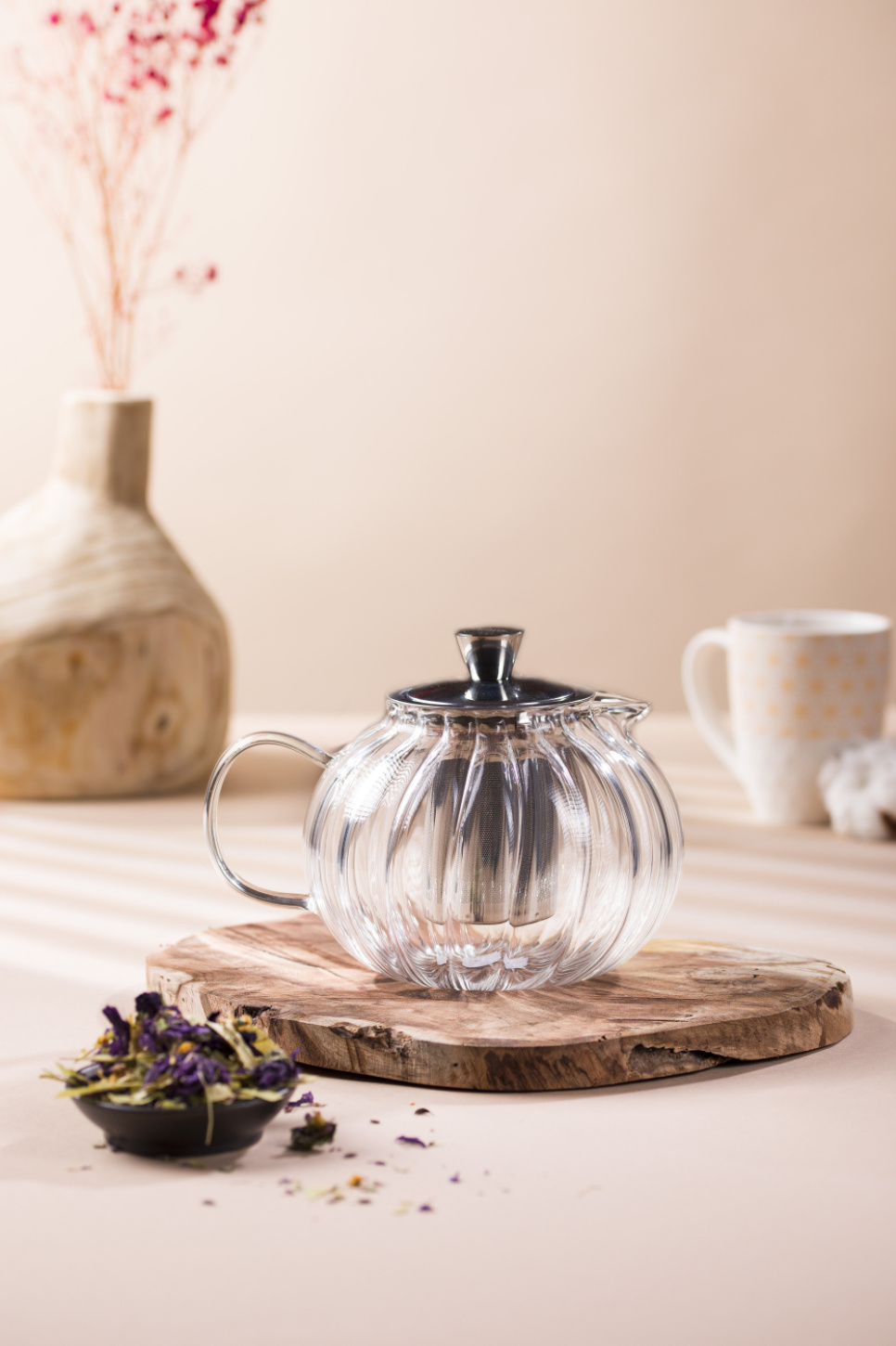 Théière en verre, Gyokuro - Cristel