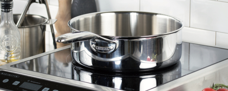 Sauteuse en acier inoxydable, 24cm, CastelPro - Cristel