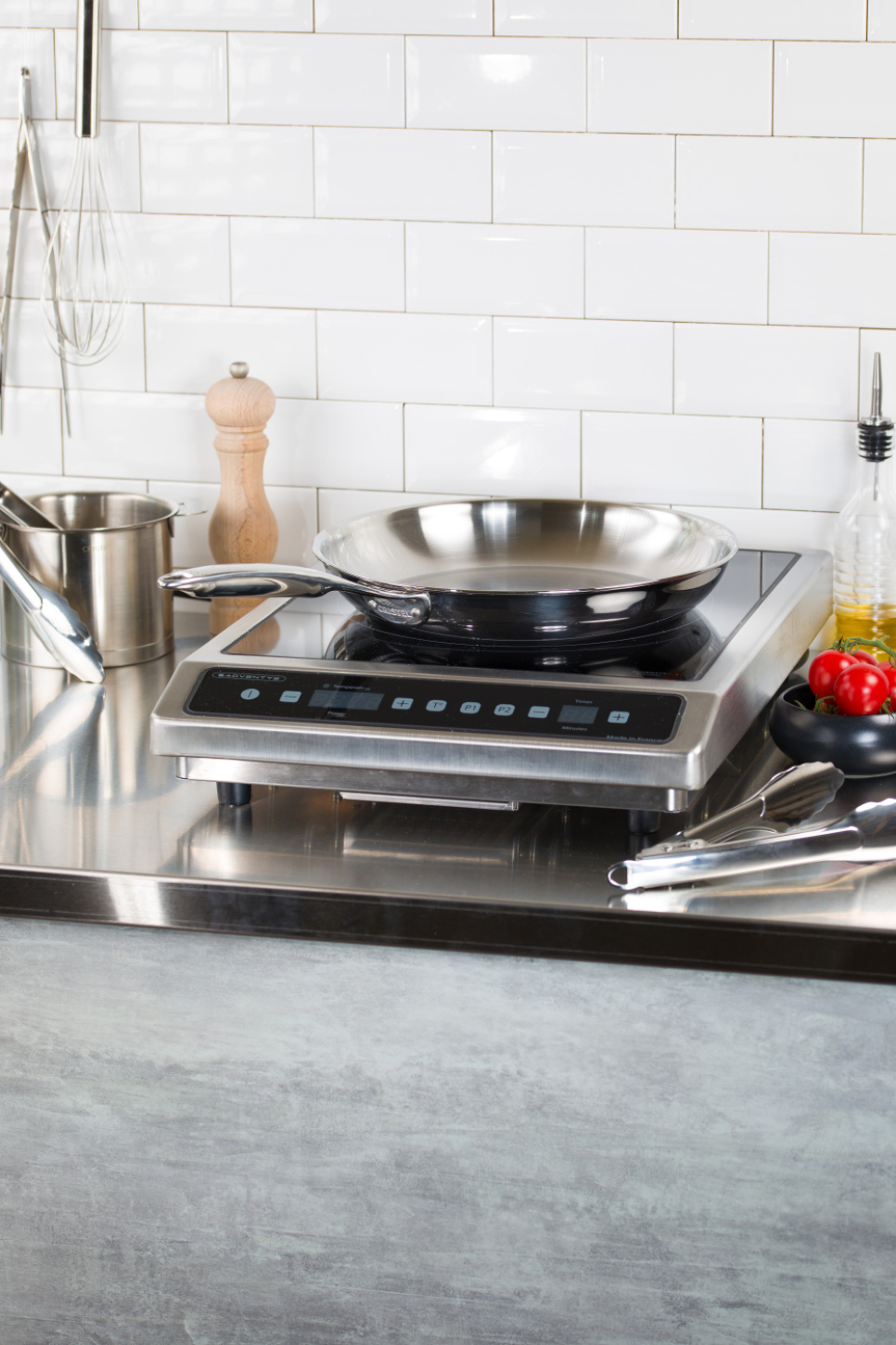 Poêle à frire en acier inoxydable Modèle de précision, CastelPro - Cristel