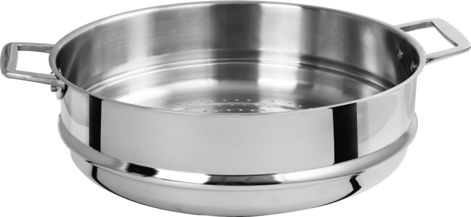 Panier vapeur en acier inoxydable, 34 cm, CastelPro - Cristel dans le groupe Cuisine / Casseroles et poêles / Cuisson vapeur l\'adresse The Kitchen Lab (1155-32794)