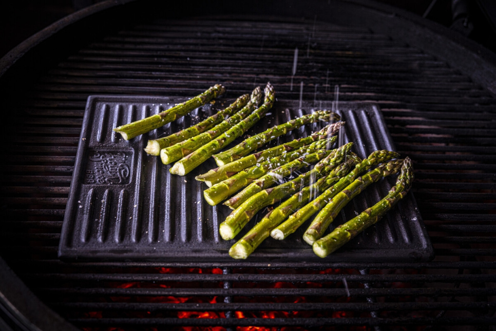  Plancha/grill réversible en fonte émaillée, 41 x 29 cm - Holy Smoke BBQ