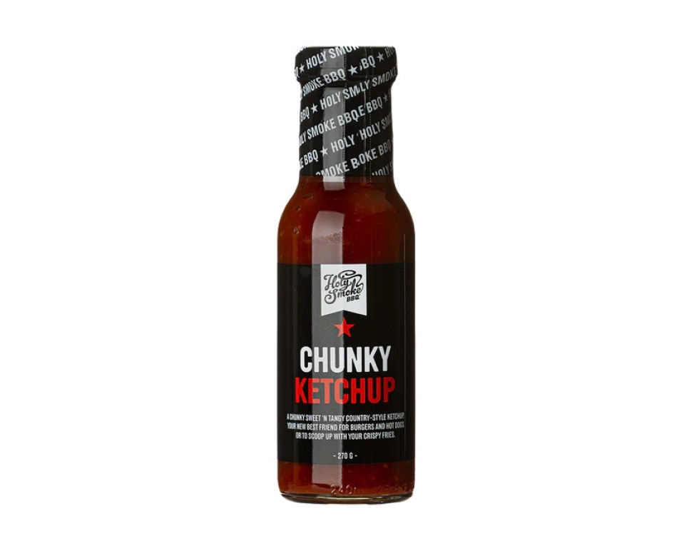 Chunky Ketchup, 270gr - Holy Smoke BBQ dans le groupe Cuisine / Autour du monde l\'adresse The Kitchen Lab (1282-30388)