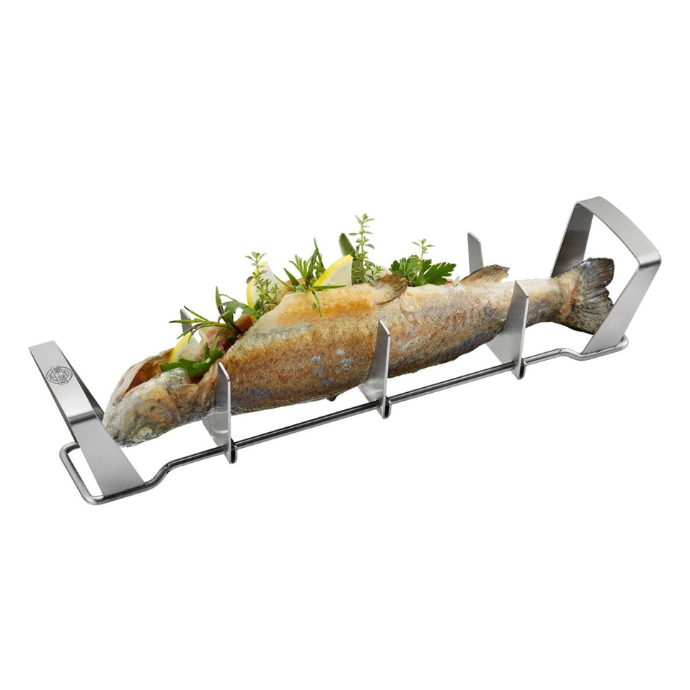 Support de grill pour poisson - Gefu dans le groupe Barbecues, plaques de cuisson et Fours / Autres accessoires pour barbecue / Grilles et supports de cuisson l\'adresse The Kitchen Lab (1316-28305)