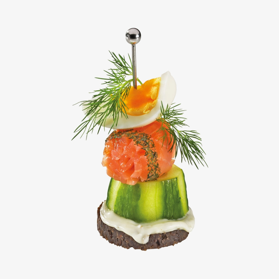 Bâtonnets à cocktail en acier inoxydable, paquet de 6 - Cilio