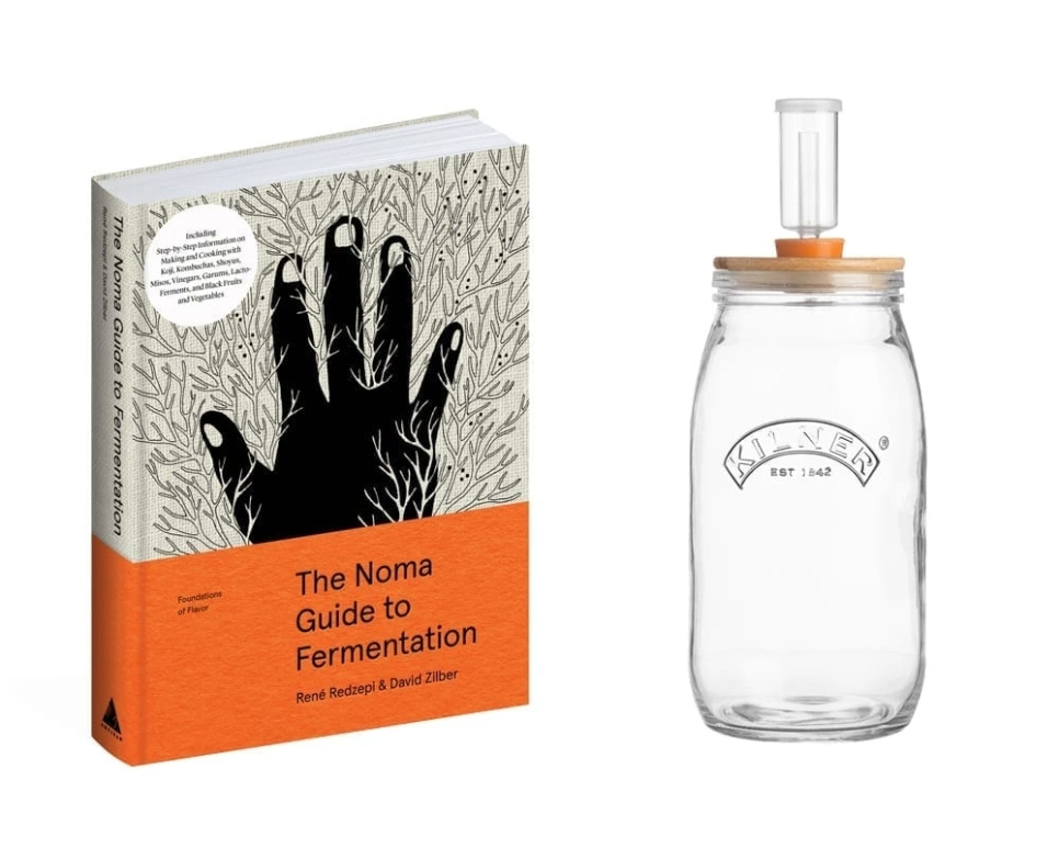Kit de fermentation et livre Noma dans le groupe Cuisine / Ustensiles de cuisine / Bouteilles et bocaux l\'adresse The Kitchen Lab (1317-26933)